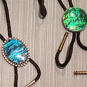 2 Antique Bolo necktie / necklaces